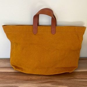 Madewell canvas transport carryall tote